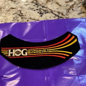 NWOT HOG Harley Davidson 20-7 owner group patch.